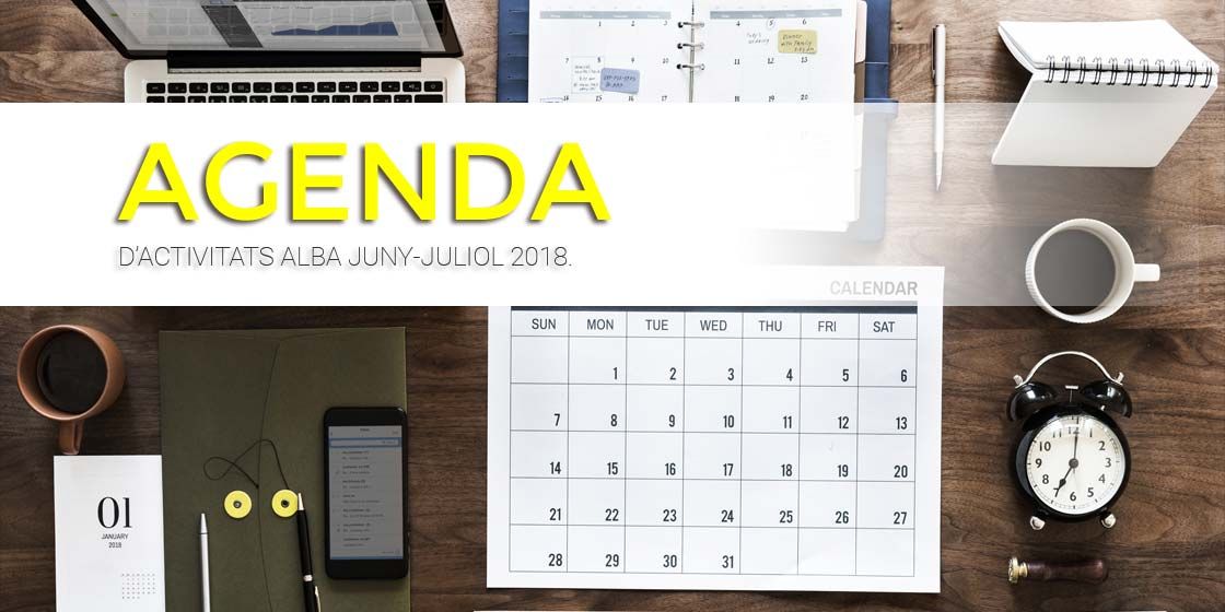 AGENDA JUNY-JULIOL 2018